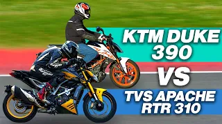 The Ultimate Face-Off: KTM Duke 390 vs TVS Apache RTR 310