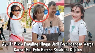 Ayu Tingting Bikin Pangling Hingga Jadi Perbincangan Warga Korea Usai Foto Bareng Sosok Ini Di Jalan