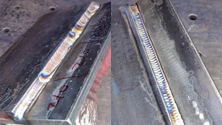 Three ways for thick LAP JOINT vertical TIG welding / FREEHAND VS WALKING THE CUP