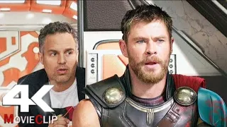 Thor Escapes From Sakaar Scene - Thor Ragnarok (2017) Movie CLIP 4K