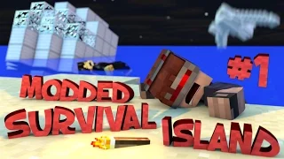 Survival Island Modded - Minecraft: The Storm Part 1 (STORY)