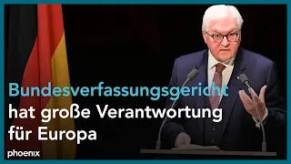 Wechsel am Bundesverfassungsgericht mit Rede Bundespräsident Steinmeier