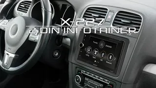 XZENT X-227 2-DIN INFOTAINER WITH APPLE CARPLAY, DAB+, USB AND BLUETOOTH