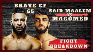 BRAVE CF 65: Said Maalem vs Magomed Gadzhiyasulov | MMA Fight Preview