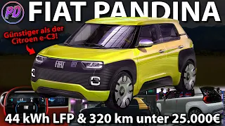 FIAT PANDINA - Billiger als der Citroen e-C3!