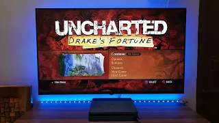 Uncharted Gameplay PS4 Slim (4K HDR TV)