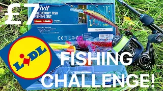 BUDGET £7 Lidl Predator set Pike fishing challenge!