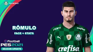 RÔMULO PES 2021 (PALMEIRAS) EFOOTBALL COMO FAZER