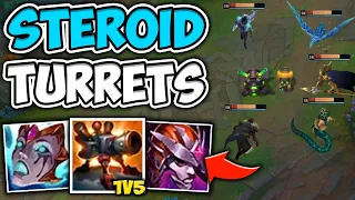 WTF?! DOUBLE BURN HEIMERDINGER CAN 1V5 WITH TURRETS! (THIS IS UNREAL) - League of Legends