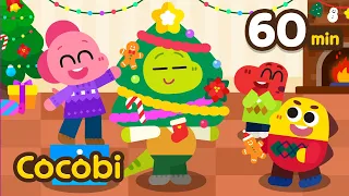 Happy Holiday! 🎄❤️ We Wish You A Merry Christams, T-rex Santa and More | Kids Songs | Cocobi