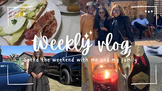 WEEKLY VLOG: BREAKFAST DATE+DRESS SHOPPING+MAKEUPTUTORIALS+FAMILY UNVAILING