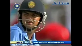 Suresh Raina 81* vs England 2nd ODI 2006 @ Faridabad (Maiden Half Century)