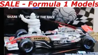 SALE of Formula 1 Diecast Models - 100's available