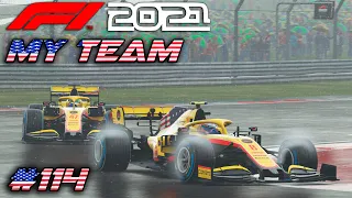 F1 2021 - MYTEAM T6 - MAIS UM MILAGRE NA TEMPORADA !! - GP dos EUA - CAP 114