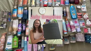 July Bath and Body Works/ Hygiene Empties| 80+ Products Finished!| My biggest empties yet!