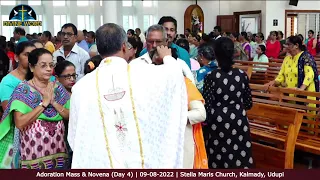 Adoration Mass Novena (Day 4) | 09-08-2022 | Stella Maris Church, Kalmady, Udupi