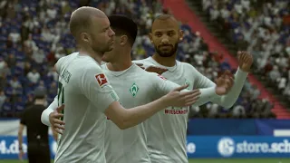 FIFA 20 Bundesliga gameplay: Schalke vs Werder Bremen - (Xbox One HD) [1080p60FPS]