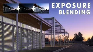 Exposure Blending For Architecture Photography - Combine Multiple Exposures Perfectly in Photoshop