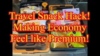Make Your Economy Seat  to Feel Like Premium! Travel Food Hack!