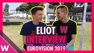 Eliot (Belgium) Interview @ Eurovision 2019 first rehearsal
