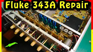 🔴 Fluke 343A Switch Repair - Fluke 341A Switch Repair- No.835