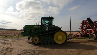 On the Road - John Deere 9520T - KUHN Dominator Disc Ripper - Lenawee County - Harvest 2020 - 5K