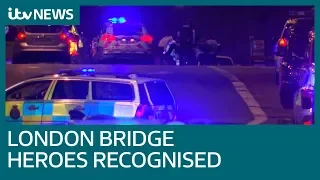 London Bridge terror attack heroes among those honoured for bravery | ITV News