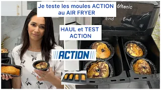 HAUL - TEST ACTION - Je teste les moules Action au AIR FRYER - Test ACTION - #haul #action #airfryer