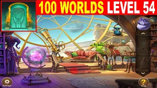 100 Worlds LEVEL 54 Walkthrough - Escape Room Game 100 Worlds Guide