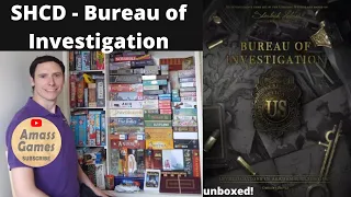 Bureau of Investigation SHCD Sherlock Holmes Consulting Detective * AmassGames * 4K unboxing Cthulhu