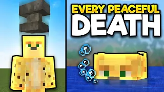How Many Ways Can I Die In Peaceful Minecraft?