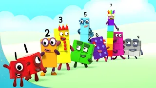 Numberblocks -  The Easter Block Games | Learn to Count | Learning Blocks