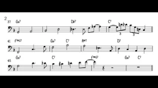 Ray Brown: Bye Bye Blackbird (Bass Transcription)