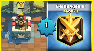 LEVEL 1 HITTING 4600+ CHALLENGER 3 - SEASON 23 CLASH ROYALE