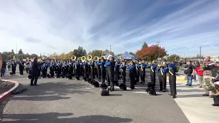 Elk Grove High School Blue and Gold Regiment - National Anthem at the Veterans Day Parade 2022