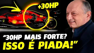 CHEFE DA FERRARI REBATE RUMORES DE MOTOR 30HP MAIS FORTE: "PIADA!" | FÓRMULA 1 | GP EM CASA