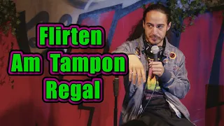 Flirten am Tampon Regal- "Impro" Show