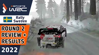 eSports WRC 2022 using WRC 10 : Rally Sweden Review and Results