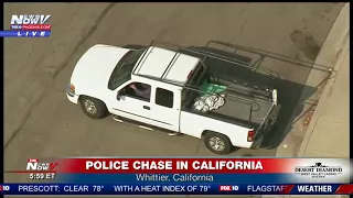 WATCH: VERY DANGEROUS Police Chase in California (FNN)