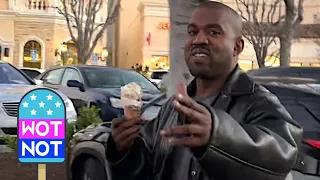 Kanye West Grabs An Ice Cream