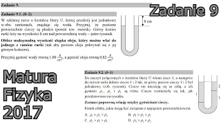 Matura fizyka 2017 - zadanie 9