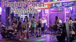 Cambodia Nightlife 2023 & See The Phnom Penh Night Tour | The Walk Street