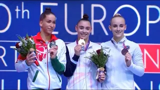 European Championships Womens All Around Medal Ceremony 2023 Artistic Gymnastics