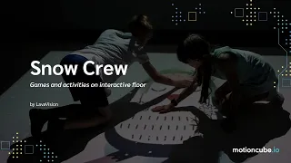 "Snow Crew" - Games and activities on interactive floor