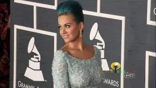 Katy Perry sets off 'Fireworks' on Red Carpet 2012 GRAMMY Awards