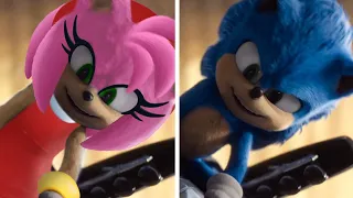 Sonic vs Amy Sonic The Hedgehog Movie Choose Your Favorite Design For Both Characters