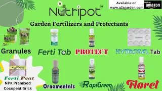 Nutripot Garden Fertilizers Product range