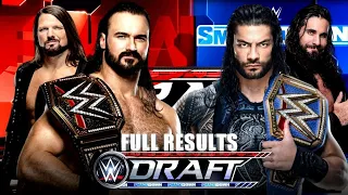 WWE Draft 2020 Night 1 Full Results | SMACKDOWN