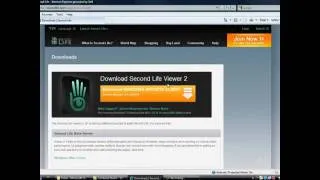 Second Life Video - 1 - Download and Install