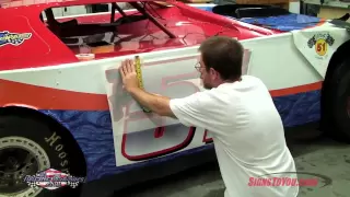 How to install race car graphics